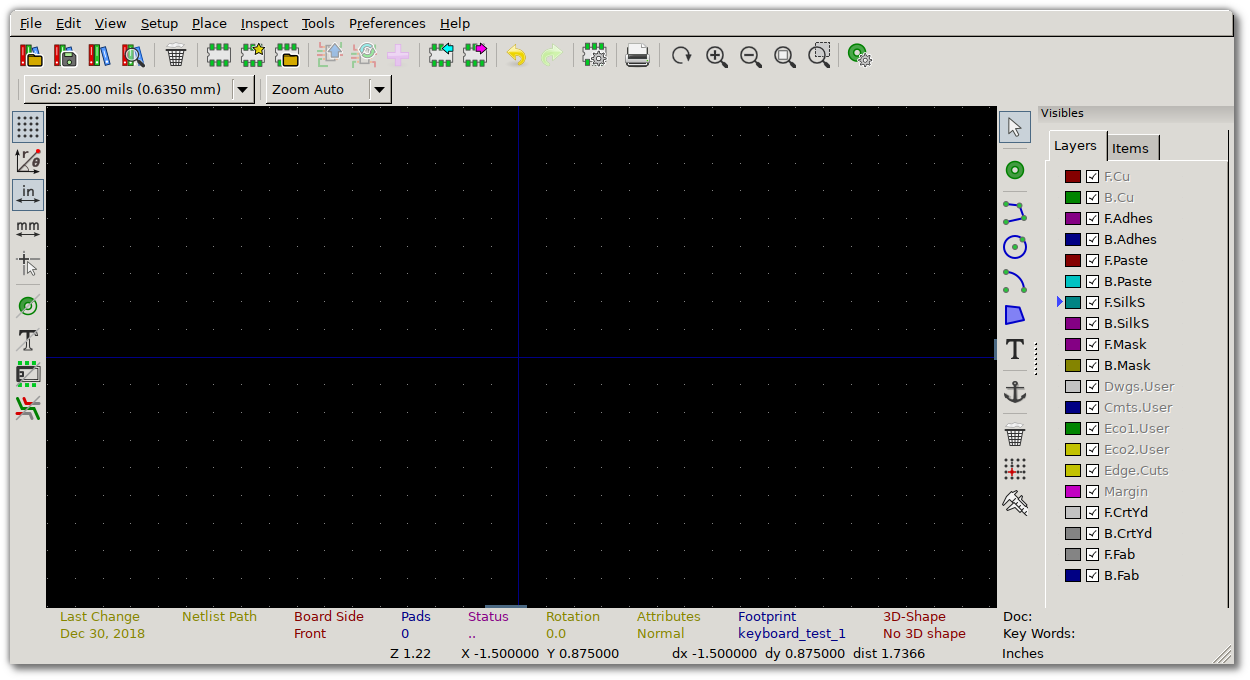 Kicad Footprint Editor